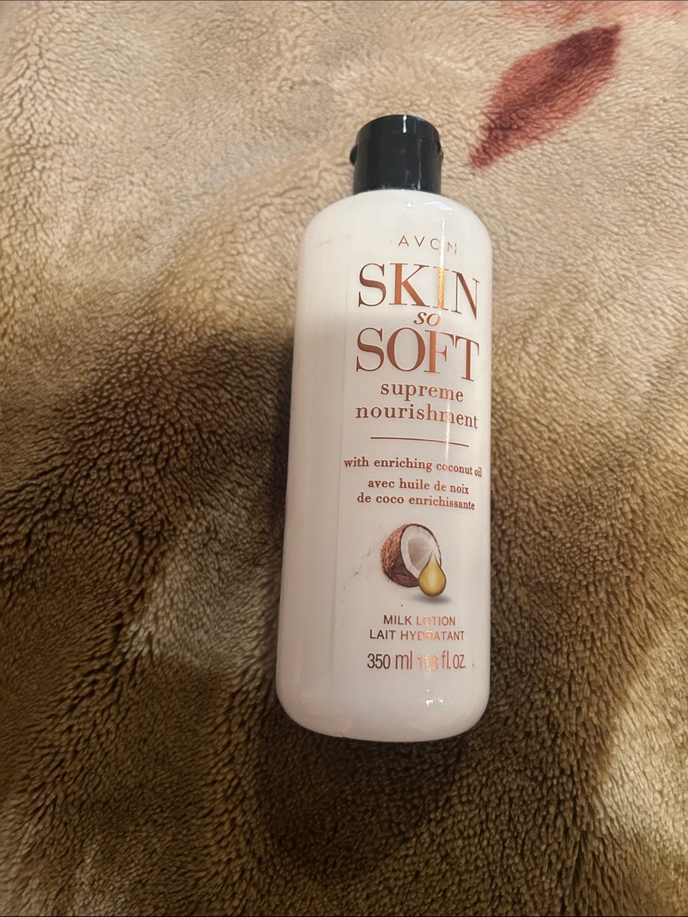 Avon body lotion.